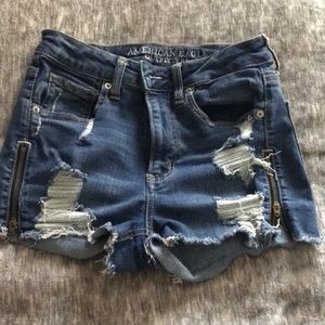 American eagle jean shorts size 2